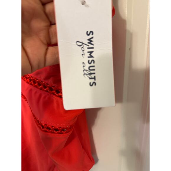 Swimsuits For All Red One Piece - Picture 6 of 8